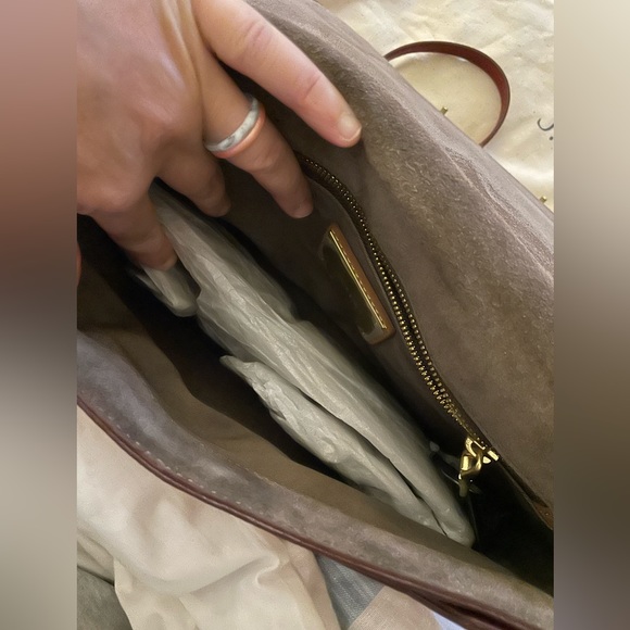 J. Crew red Claremont crossbody purse. Brand new. NWT - Picture 6 of 10